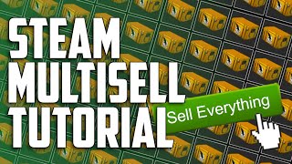 How to use Steam Multisell | STEAM MARKET HIDDEN FEATURE