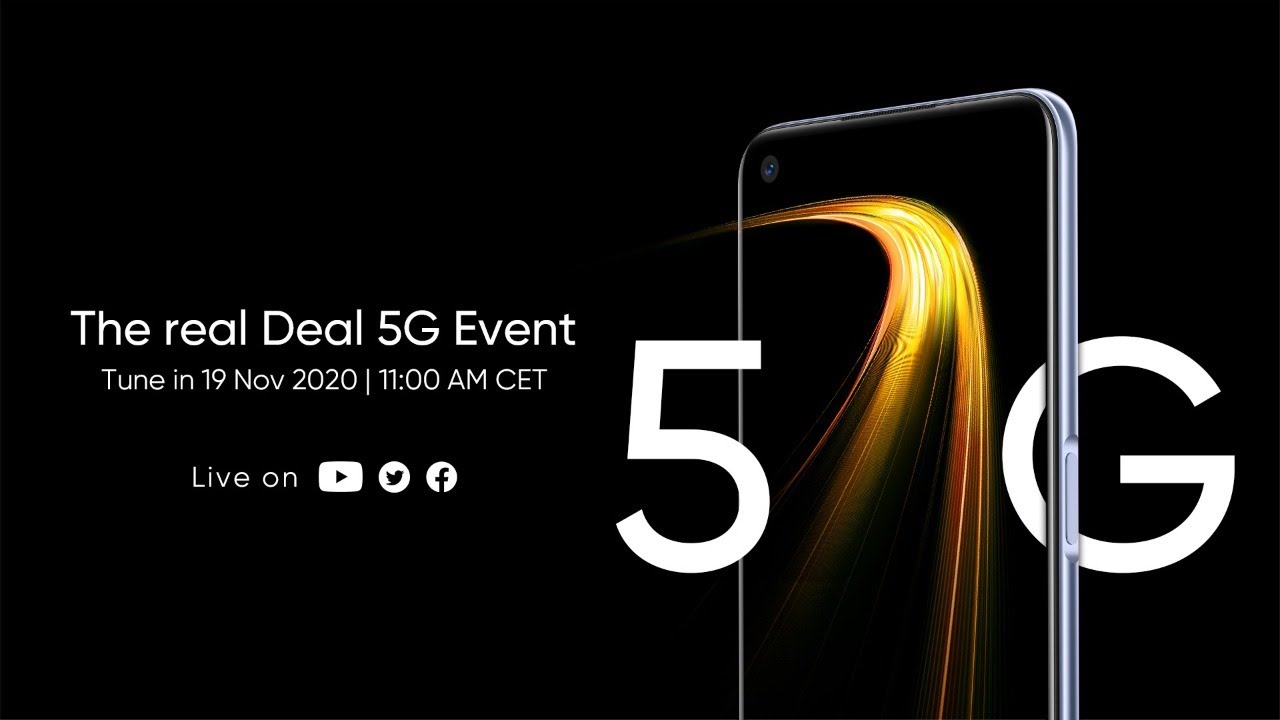 The real Deal 5G Event | realme 7 5G Online European Launch