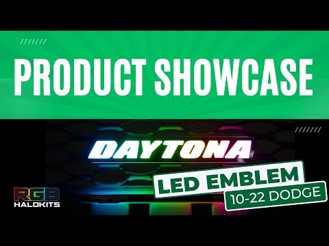 Dodge Daytona LED Badge Multicolor
