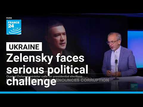 Zelensky's office probed for corruption as fired defence minister demands elections