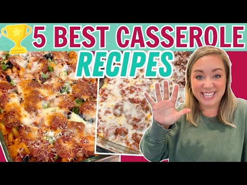 5 BEST CASSEROLE RECIPES | MUST TRY FALL COMFORT FOOD | RECIPES YOUR FAMILY WILL LOVE