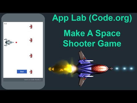 App Lab (Code.org) 🚀 Space Shooter Game 🚀 Tutorial
