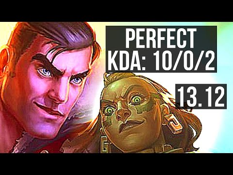 JAYCE vs ILLAOI (TOP) | 10/0/2, 9 solo kills, Legendary, 300+ games | KR Master | 13.12