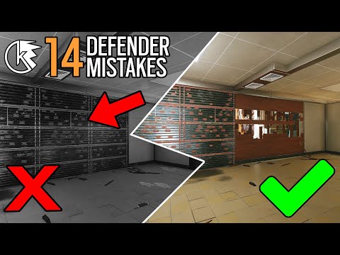 14 BIGGEST MISTAKES on DEFENSE in Rainbow 6 Siege