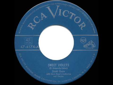 1951 HITS ARCHIVE: Sweet Violets - Dinah Shore