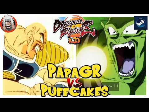 DBFZ PapaGR vs PuffCakes (Vegeta, Nappa, A21) Vs (GogetaSSB, Vegeto, Piccolo)