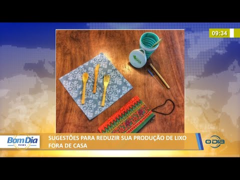 Sugestões para reduzir sua produção de lixo fora de casa 31 05 2021