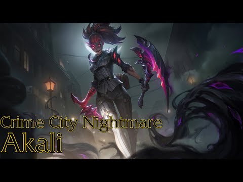 New Akali Skin - Crime City Nightmare Akali - Pre-Release.