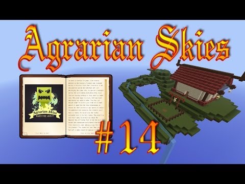 Minecraft FTB: Agrarian Skies HQ #14 - Фермерим.