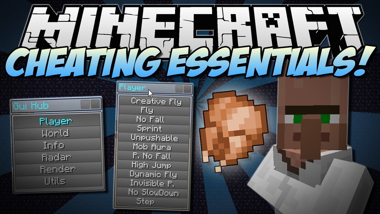 Minecraft | CHEATING ESSENTIALS! (Chest Finder, Flying & More!) | Mod Showcase [1.6.4]