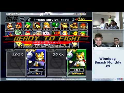 WSMXX ACX$ (Samus, Fox) vs Tenda (Fox) Melee Losers Bracket