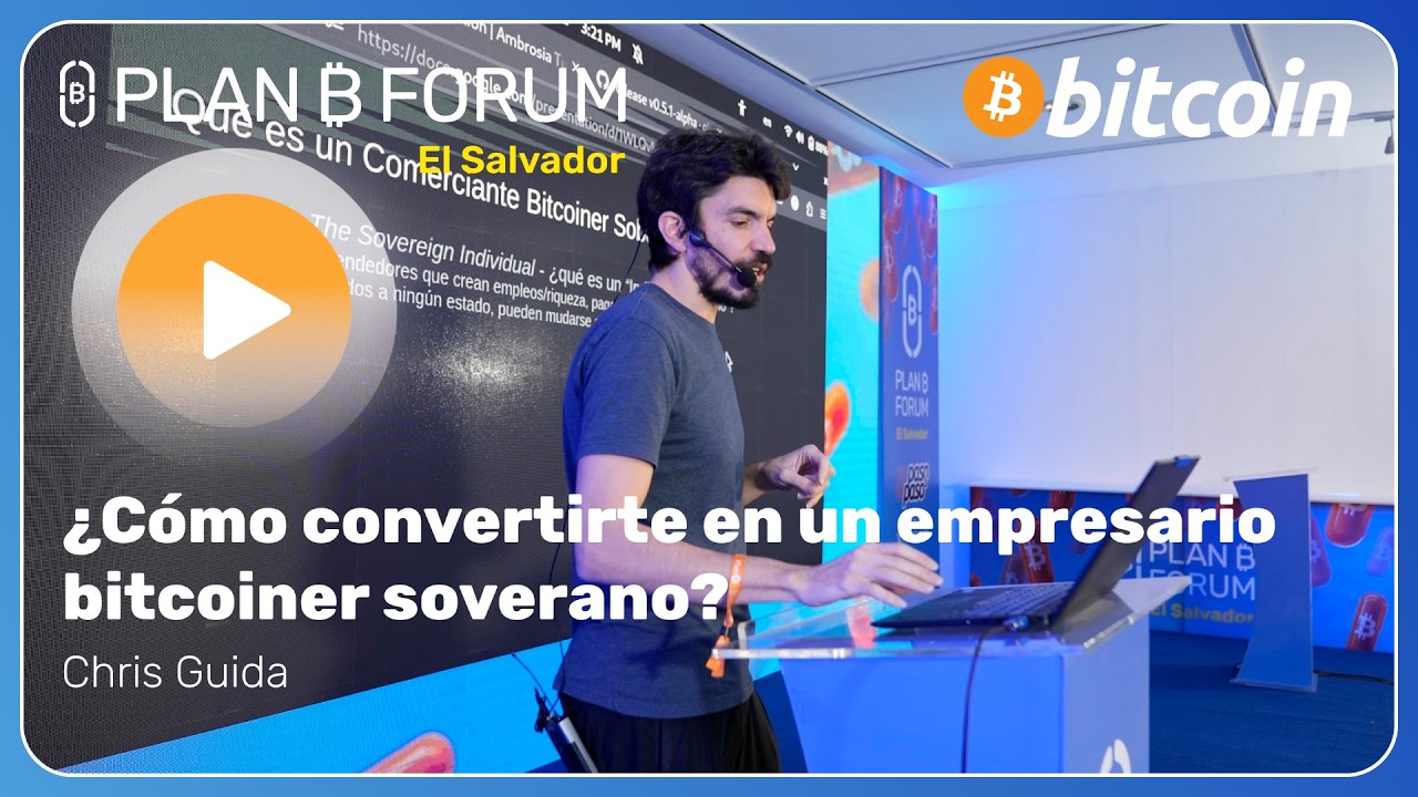 ¿Cómo convertirte en un empresario bitcoiner soverano? con Chris Guida