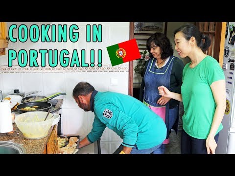 COOKING A TRADITIONAL MEAL IN PORTUGAL!! (w/ TRAVELING SPOON)