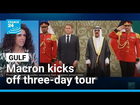 Macron kicks off three-day Gulf tour, seeks securing fuel supplies amid crisis