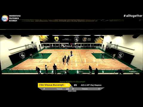 LIVE 🏀 TF U18 CSA Steaua Bucuresti vs ACS U-BT Cluj Napoca
