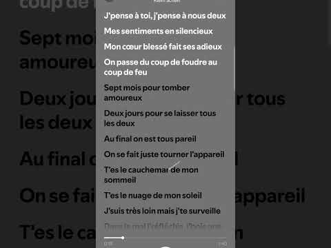 Message / Klem (Spotify)  #abonnetoi #lyrics #karaoke #parole #message #klem #chanson #music