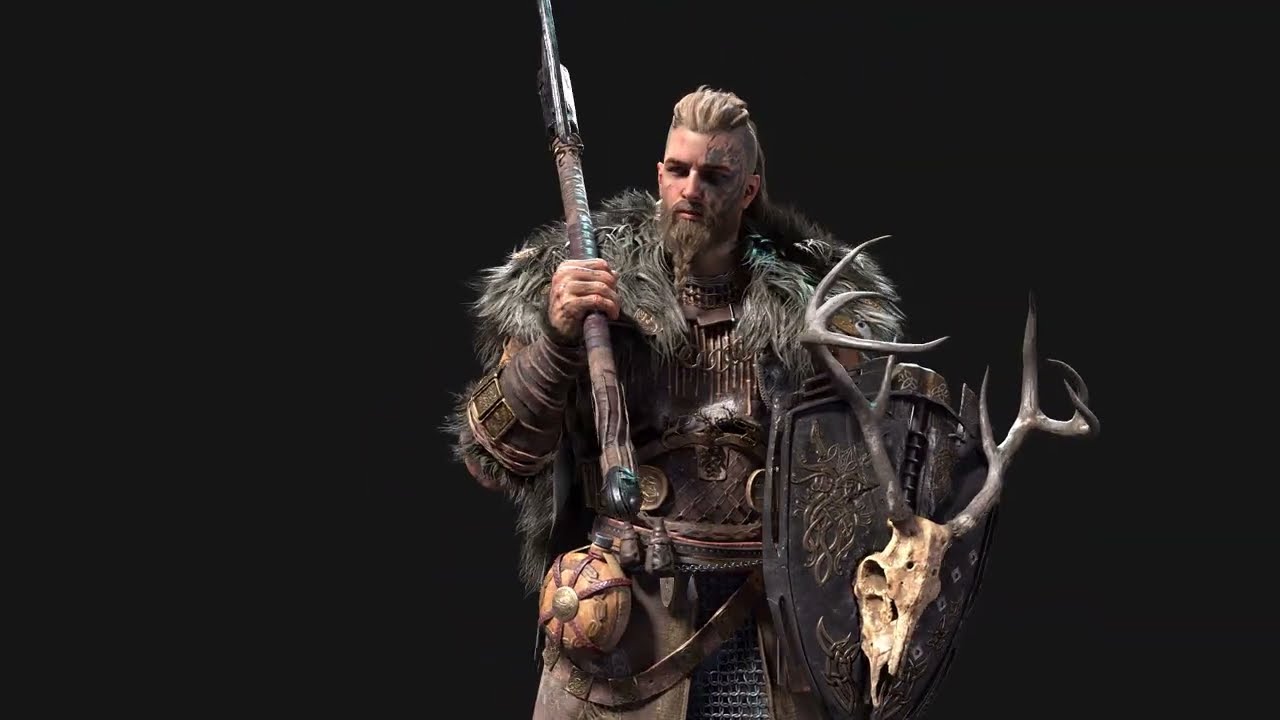 Viking Warrior 3D Turntable