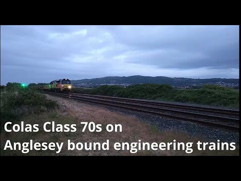 Prestatyn 23 & 24.05.2020 - Colas Class 70s on engineering trains 70805 70816