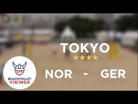 Mol.A/Sorum (NOR) vs. Ehlers/Flüggen (GER) 2019 FIVB Tokyo final