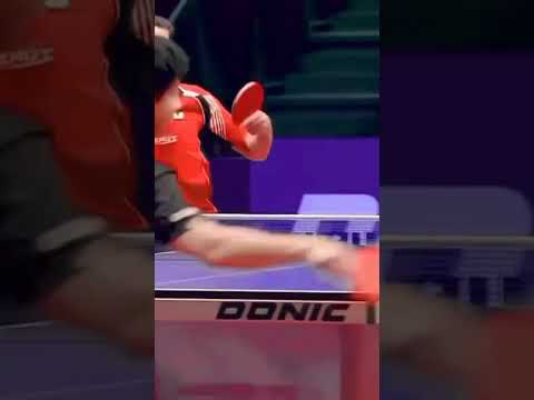 INSANE save by Ma Long against edge ball