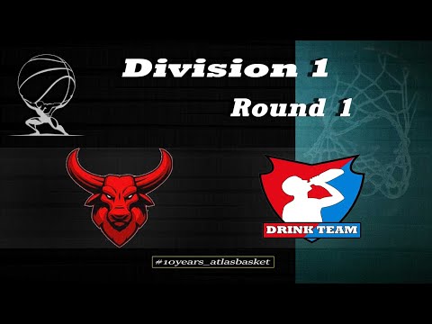Atlasbasket - Division 1 - Round 1 - SOURMENA BULLS vs SUN CITY DRINK TEAM 57-65