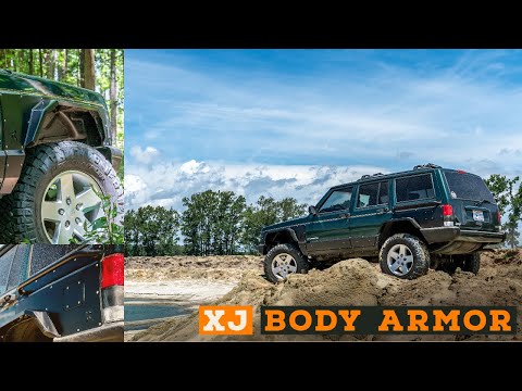 Rusty's Off-Road Jeep Cherokee XJ Fender Flares and Rocker Guards Install