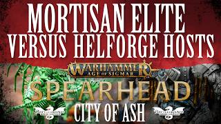 Spearhead: City of Ash Battle Report  - Mortisan Elite Versus Helforge Hosts