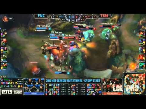 Fnatic vs TSM Highlights - MSI 2015 Day 1