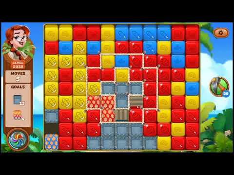 Lost Island Blast Adventure Level 2038 - NO BOOSTERS 🏝️ | SKILLGAMING ✔️