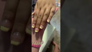 Doing my friends nails #shorts #fyp #nails #nailart #nailpolish #acrylic #diy