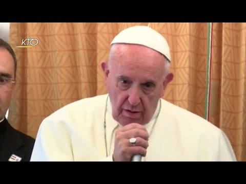 Conférence de presse du Pape François de retour d’Egypte