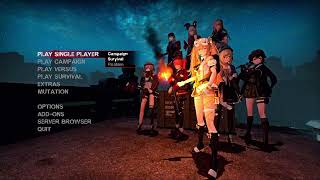 Girls' Frontline 2 background video for Left 4 Dead 2 main menu