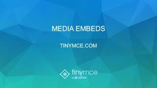 Media Embeds with TinyMCE