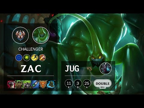 Zac Jungle vs Ekko - EUW Challenger Patch 10.5