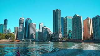 Cruising Brisbane River CityCat