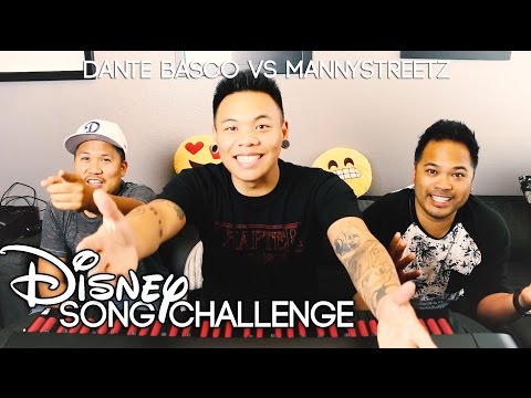 Disney Song Challenge - Dante Basco vs. Manny Streetz | AJ Rafael