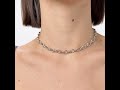 Moderní ocelový řetízek Chunky SHK108