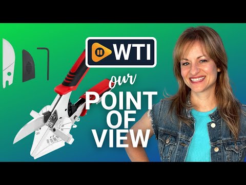 GARTOL Ratchet Miter Shears for Angular Cutting Molding Crafting - WTI product video review