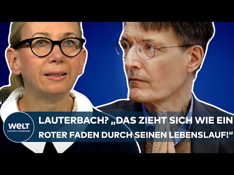 KARL LAUTERBACH: "Das zieht sich wie ein roter Faden durch seinen Lebenslauf!" I WELT Interview