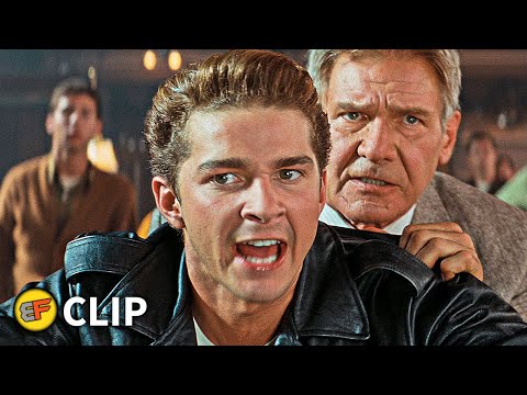 Motorcycle Chase Scene | Indiana Jones and the Kingdom of the Crystal Skull (2008) Movie Clip HD 4K