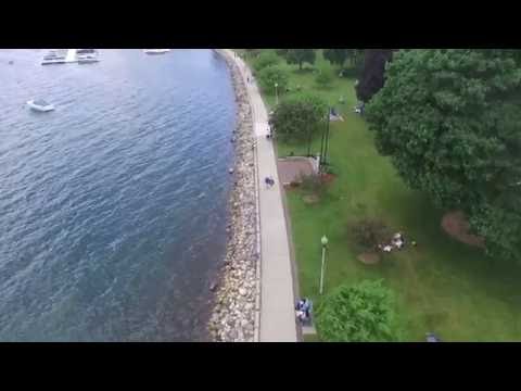 Drone Flight Over Lake Geneva, WI - Memo