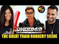 DHOOM 2 | The Great Train Robbery Scene | Hrithik Roshan | Dhoom Best Bollywood Scene REACTION!!