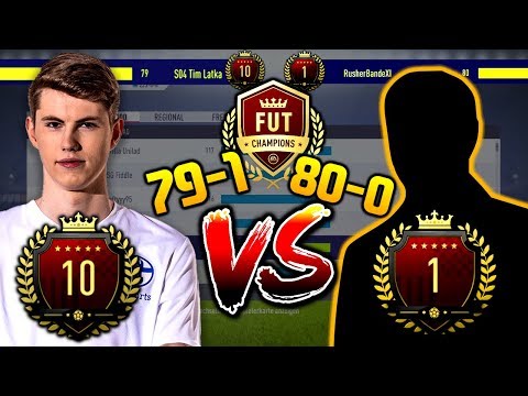 FIFA 18: TIM LATKA VS WORLD NUMBER 1 (80-0) FUT CHAMPIONS SPECIAL! 😏🔥