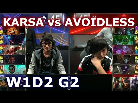 FW vs IM W1D2 - KARSA vs AVOIDLESS Player Experience Stream | Group B LoL S6 World Championship 2016