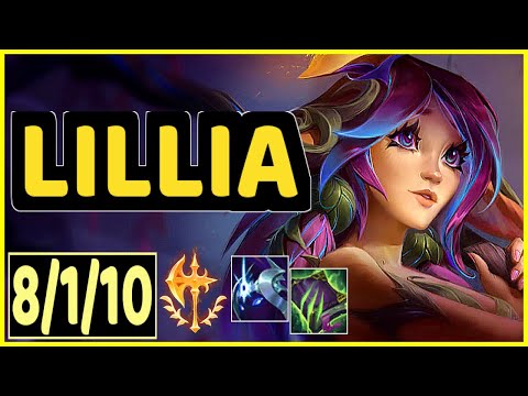 LILLIA VS SEJUANI - 8/1/10 KDA JUNGLE GAMEPLAY EMERALD II