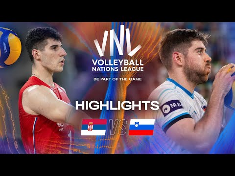 Serbia 🇷🇸 vs. Slovenia 🇸🇮 - Highlights | Week 3 | Men's VNL 2025