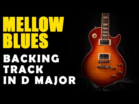 Mellow Blues Backing Track in D Major - Easy Jam Tracks