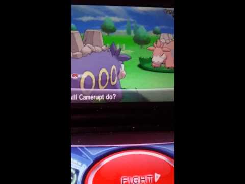 Pokemon X #54 shiny camerupt