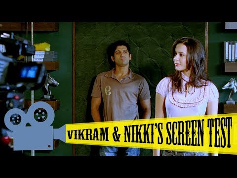 Vikram & Nikki's Screen Test | Farhan Akhtar | Isha Sharvani | Rishi Kapoor | Luck By Chance