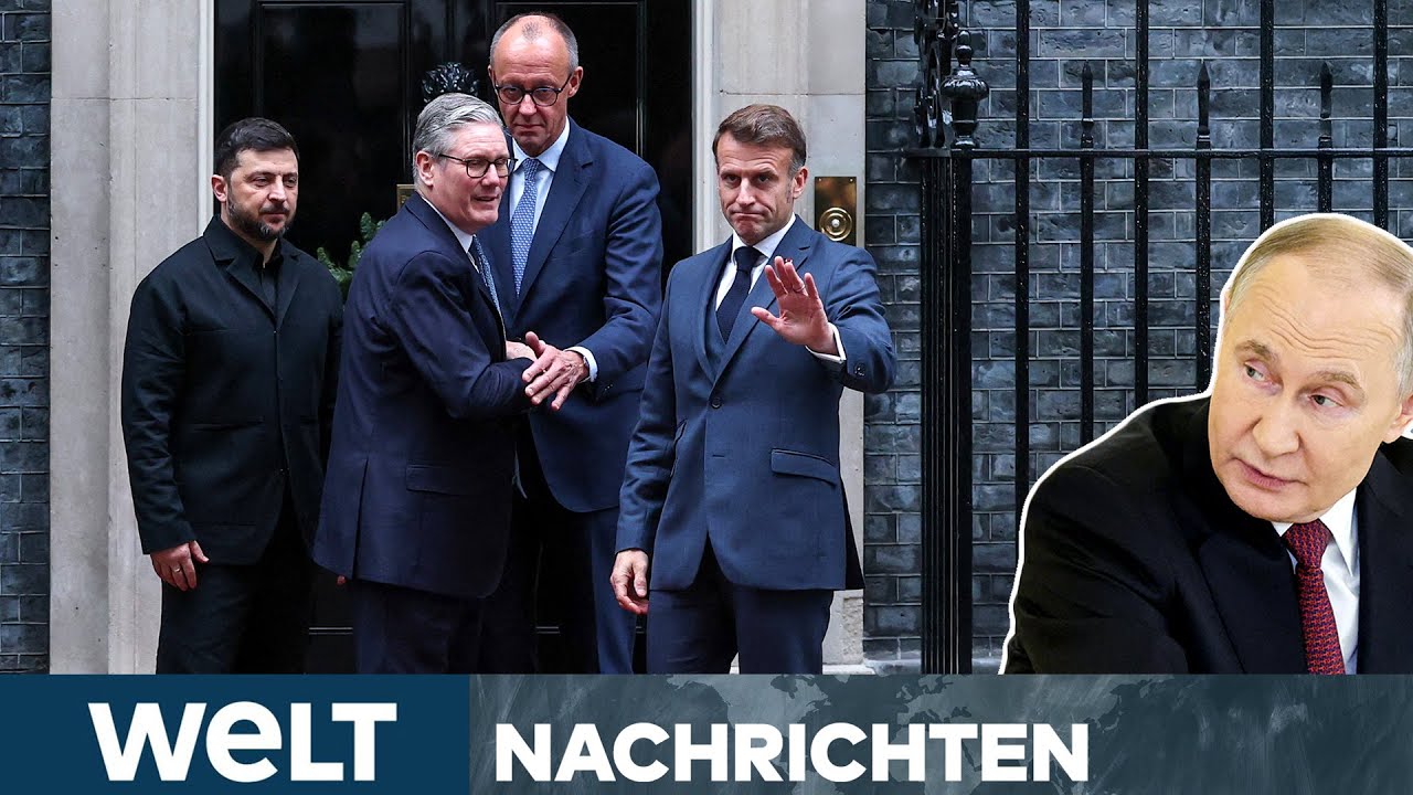 PUTINS KRIEG – Friedensplan für Ukraine: „Das Schicksal Europas“ – Friedrich Merz mahnt in London